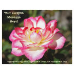 Valentine's Day Flyer custom Pink White Rose