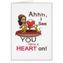 Valentine's Day Fortune Teller Cards card