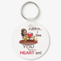 Valentine's Day Fortune Teller keychain