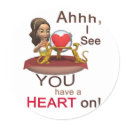 Valentine's Day Fortune Teller stickers