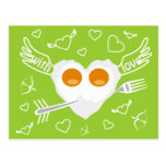 Valentine's day funny heart Custom  Postcard postcards