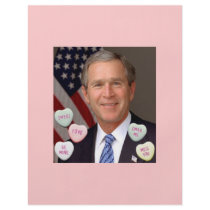 Valentine's Day George Bush flyers