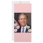 Valentine's Day George Bush Rack Cards