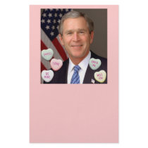Valentine's Day George Bush stationery