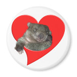 Valentine's Day Gifts, Wombat Love! Magnet