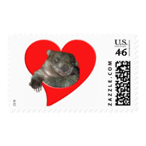 Valentine's Day Gifts, Wombat Love! postage