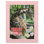 Valentine's Day Giraffe flyers