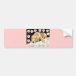 Valentine's Day Golden Retriever Bumper Stickers