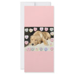 Valentine's Day Golden Retriever Custom Rack Cards