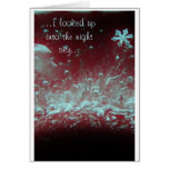 Valentines Day Greeting Card - Ice Star