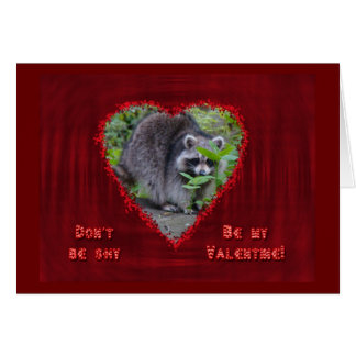 Raccoon valentine cards Raccoon Valentine Cards | Zazzle
