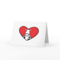 Valentines Day Heart Cow