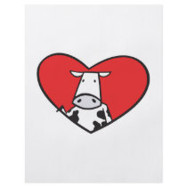 Valentines Day Heart Cow Flyer