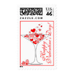 Valentines Day Heart Love Cocktail Postage postage