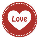 Valentine's Day Heart Love Stickers