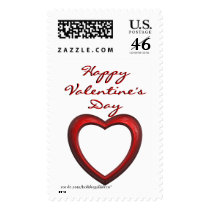 Valentine's Day Heart - Postage Stamps