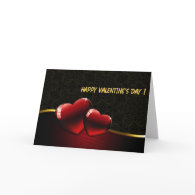 Valentine's Day Hearts Greeting Cards card