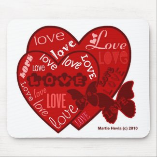Valentine's Day Hearts & Love Mousepad (2) mousepad