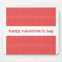 Valentine's Day Hearts Mousepads