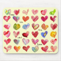 Valentines Day Hearts Mouspad mousepads by lillyarts Valentines Day Hearts Mouspad mousepads