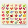 Valentines Day Hearts Mouspad
