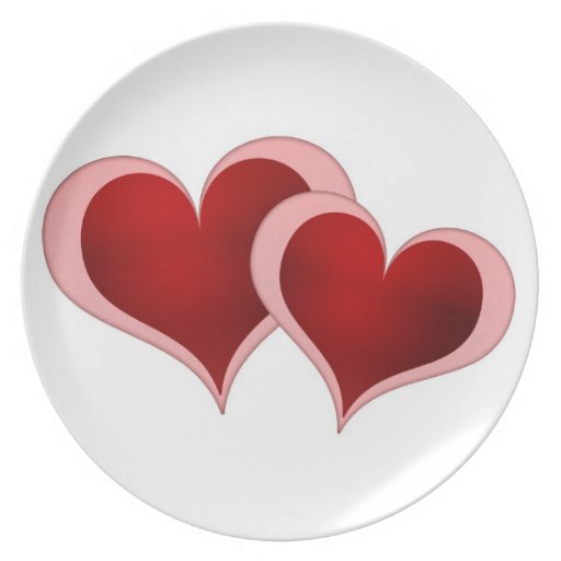 Valentine's Day Hearts Plate