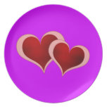 Valentine's Day Hearts Plate