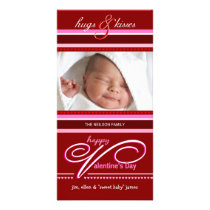 Valentine's Day - Hugs & Kisses Photo Cards