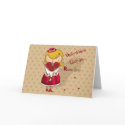 Valentine's Day is... Rose Day Cute Personalize cards