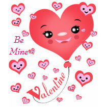 Valentine's Day Kawaii Hearts T-Shirt by jamiecreates1 Valentine's Day Kawaii Hearts T-Shirt