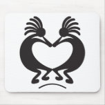Valentine's day Kokopelli mousepads