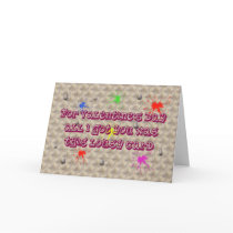 Valentines Day lousy card. St. Valentine