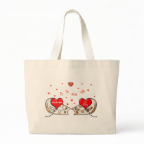 Valentine's Day Love Cats Tote Bag
