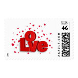 Valentine's Day Love Postage Stamp
