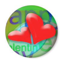 Valentine's Day magnets