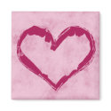 Valentine's Day Magnet Grunge Heart