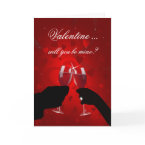 Valentine's Day Marriage Proposal Card card