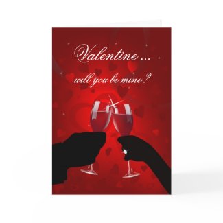 Valentine's Day Marriage Proposal Card card
