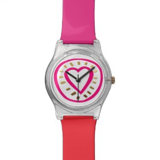 Valentine's Day Modern Pink Heart - May28th watch