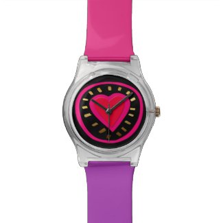 Valentine's Day Modern Pink Heart - May28th watch