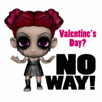 valentines day no way punk girl cut outs