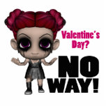 valentines day no way punk girl cut outs