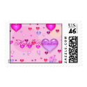 Valentine's Day or Wedding Invitation US Postage postage