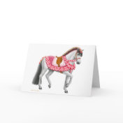 Valentines Day Parade Horse Greeting Card