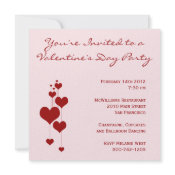 Valentines Day Party Invitation invitation