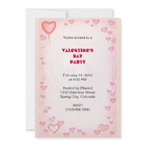 Valentine's Day Party Custom Invites