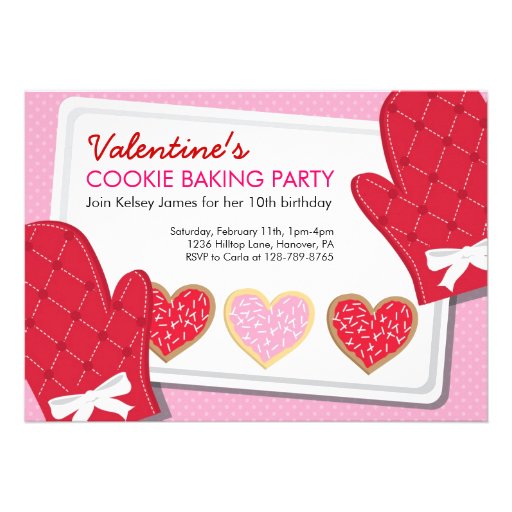 Valentine's Day Party Invitations (front side)