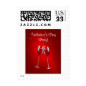 Valentine's Day Party Postage Stamp stamp