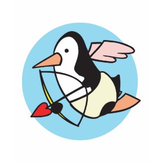 Valentines Day Penguin T-shirt shirt