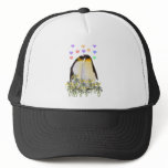 Valentine's Day Penguins Trucker Hat